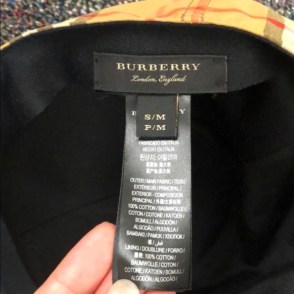 Nwot Burberry Rainbow Check Baseball Cap - Picture 5 of 6